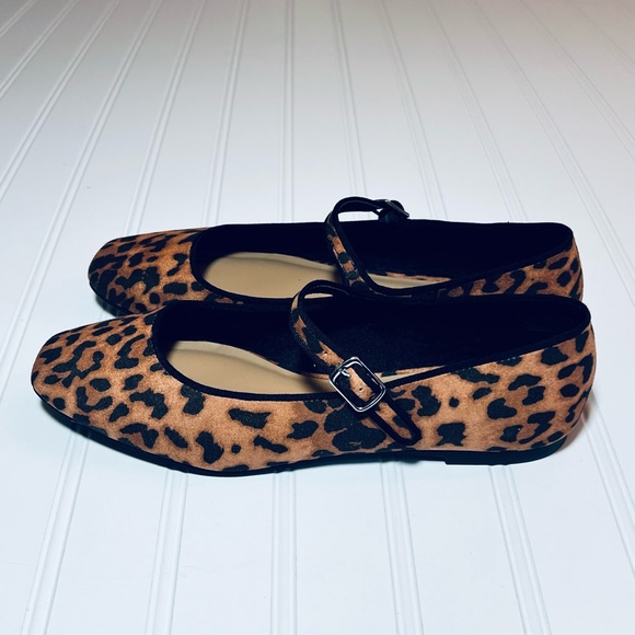 Time and Tru Women’s Size 8.5 Leopard Print Flats NWT - Picture 4 of 10
